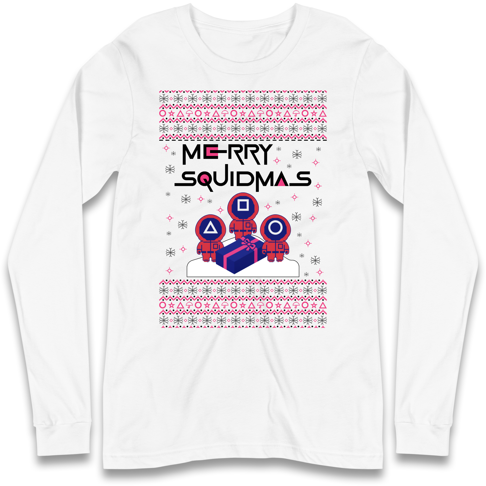 Squid Games Christmas Longsleeve T Shirt