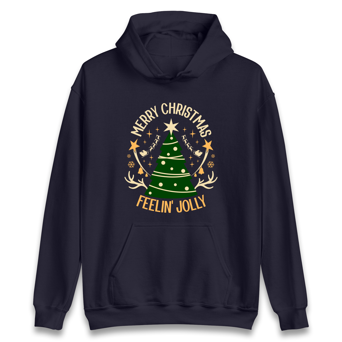Merry Christmas Feeling Jolly Christmas Hoodie