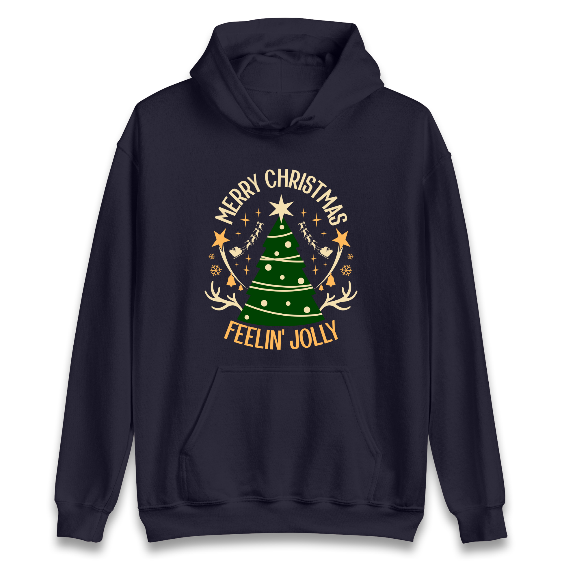 Merry Christmas Feeling Jolly Christmas Hoodie