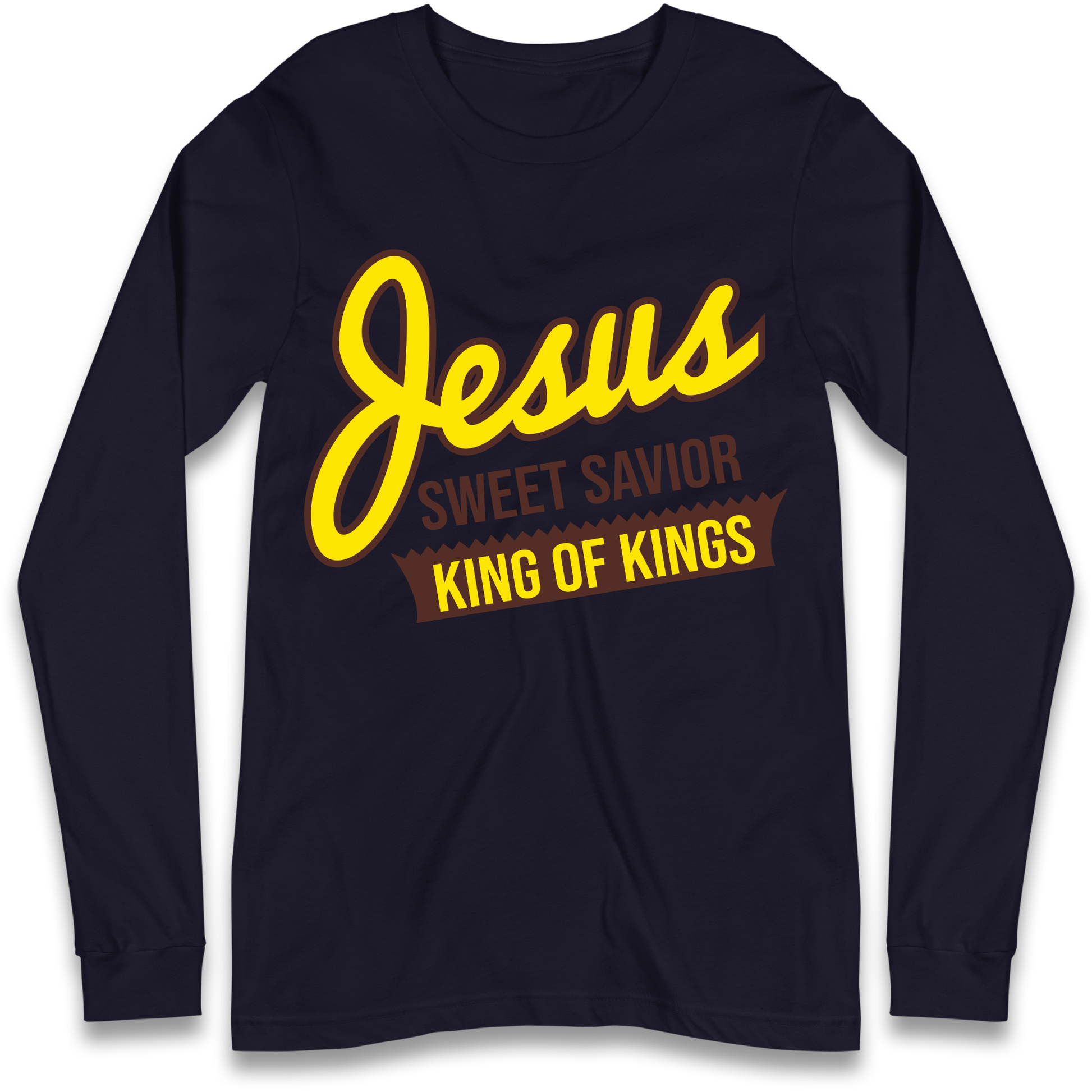 Jesus Sweet Saviour King of Kings Longsleeve T Shirt 
