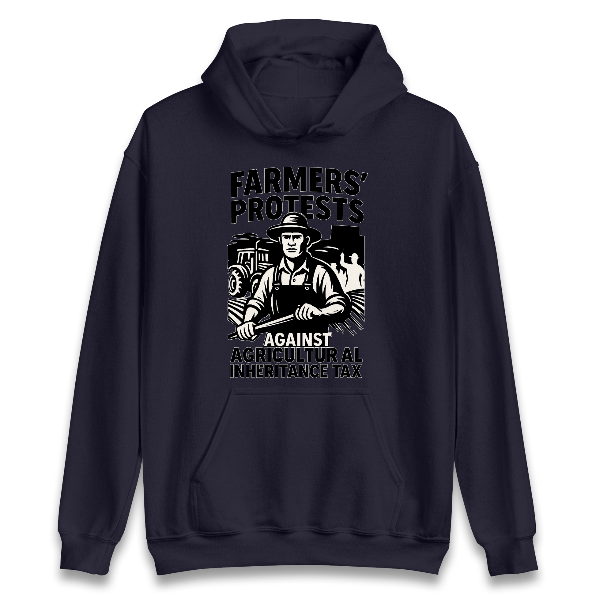 Farmers’ Protests Against Agricultural Inheritance Tax Hoodie