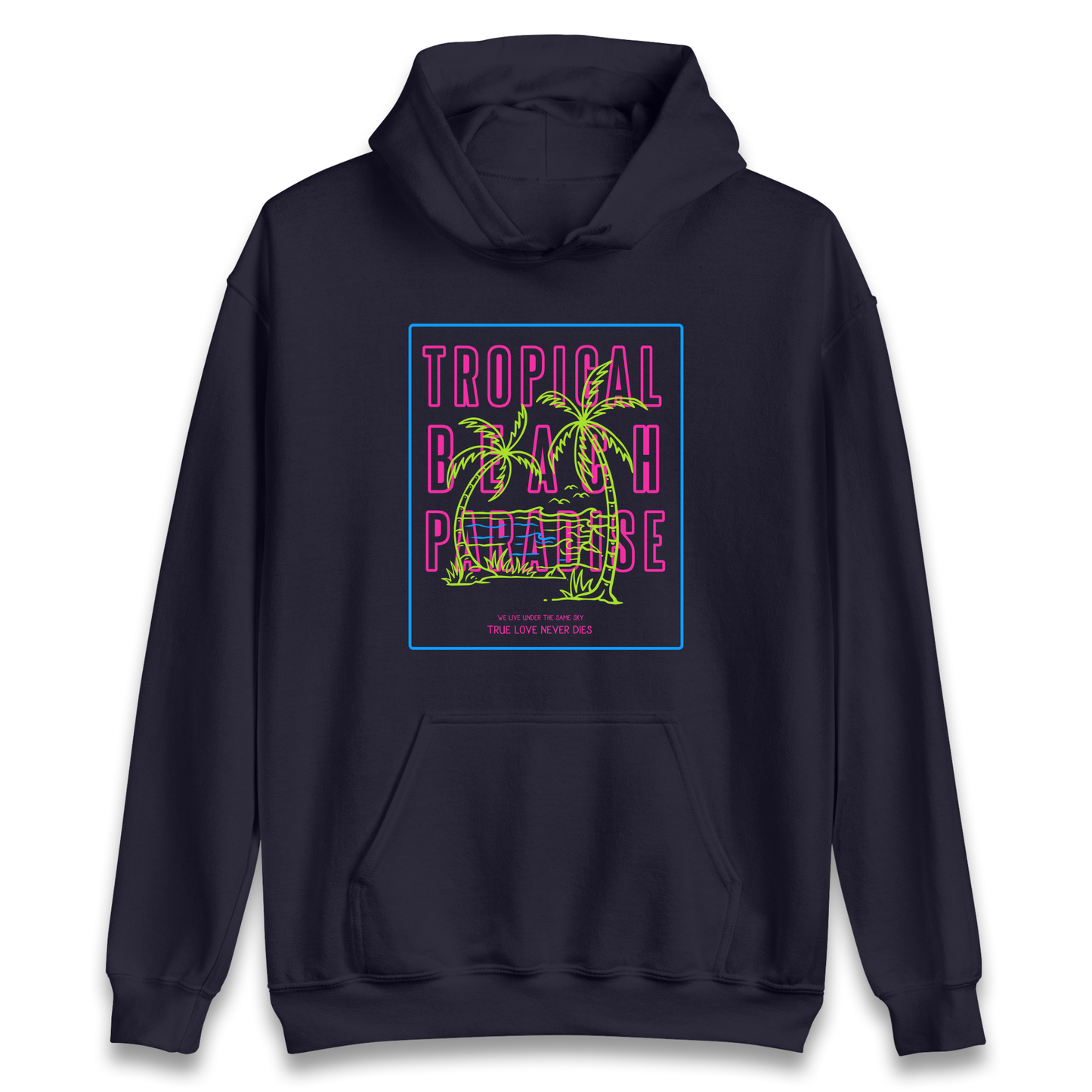 Tropical Beach Paradise Hoodie
