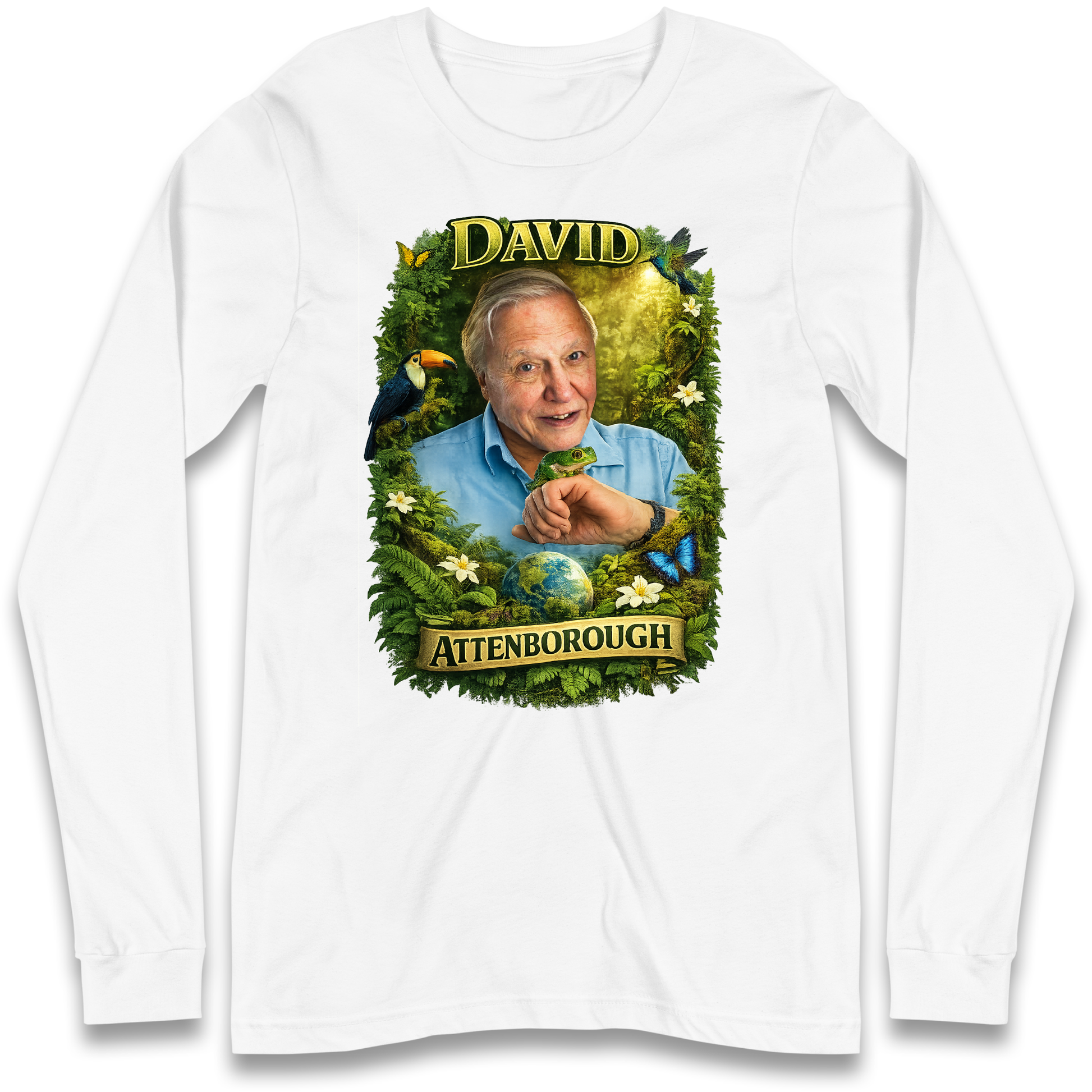 David Attenborough Longsleeve T Shirt