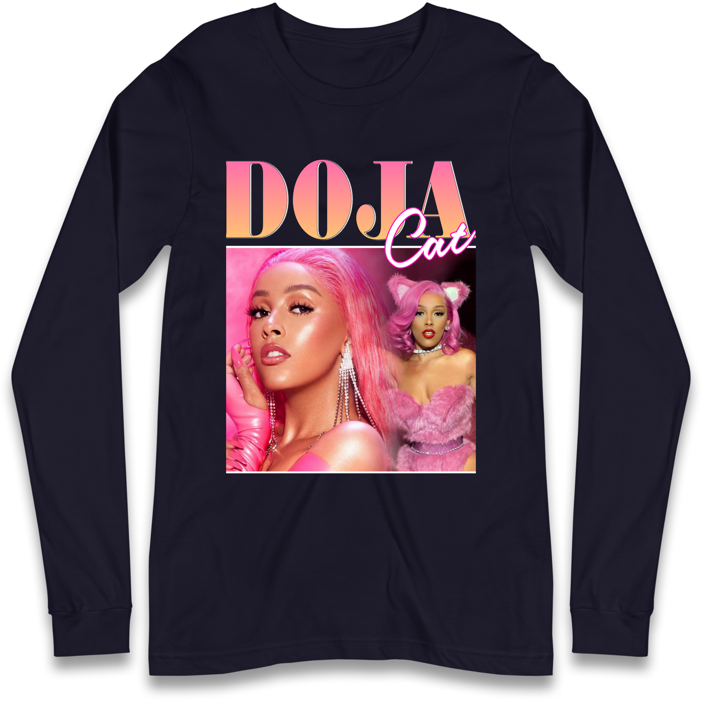 Doja Cat Pink Longsleeve T Shirt