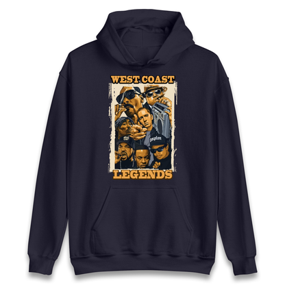 West Coast Legends Rappers Hoodie
