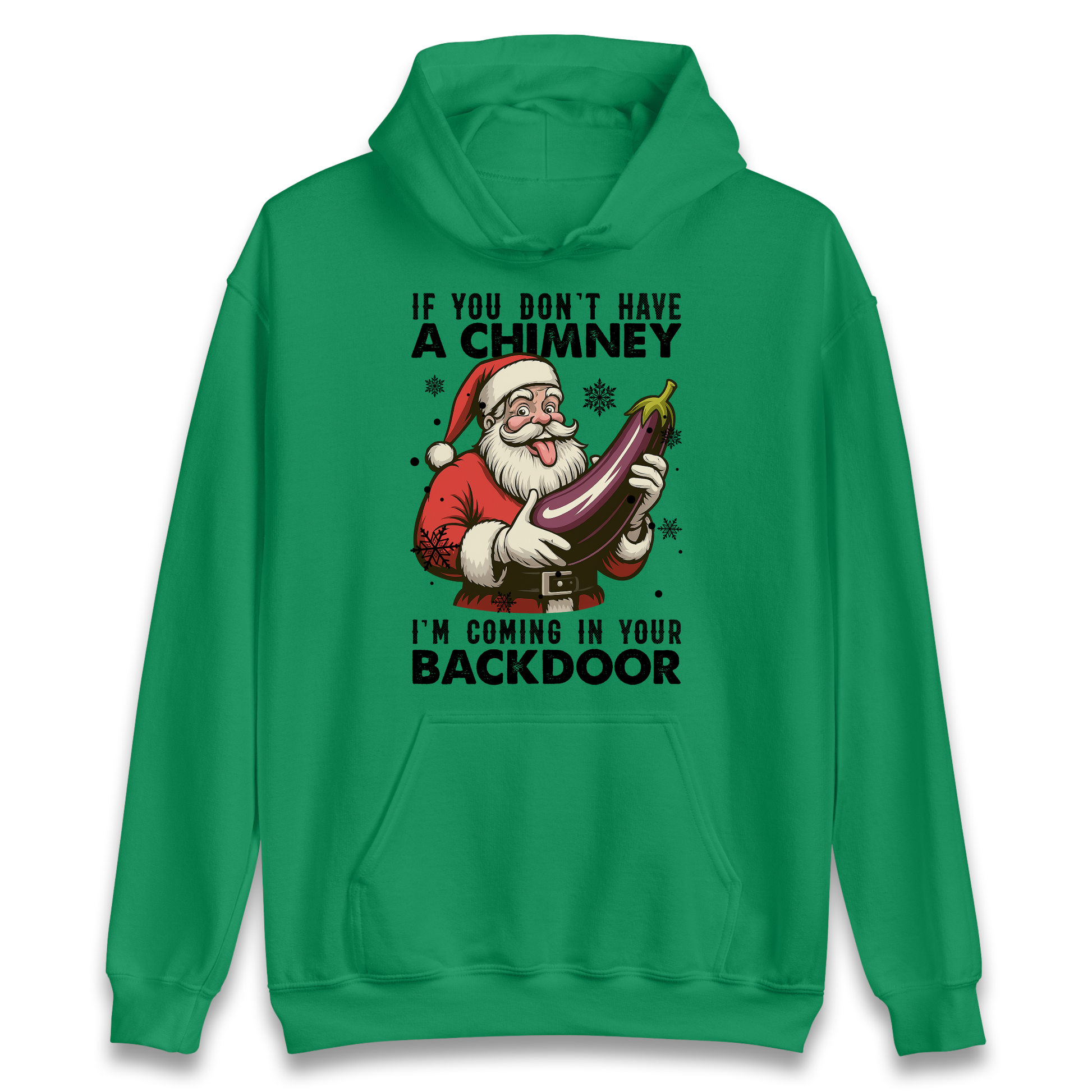 Santa Back Door Hoodie