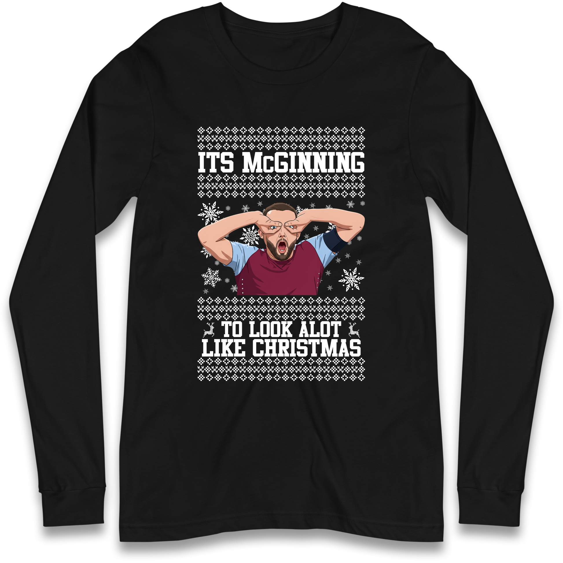 John McGinn Christmas Longsleeve T Shirt