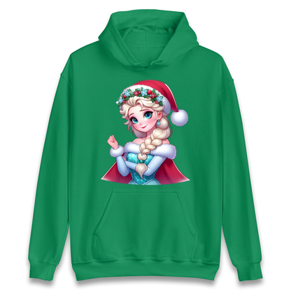 Elsa Frozen Santa Hoodie