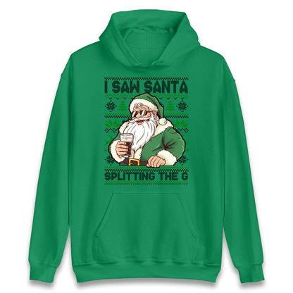 Santa Splitting The G Hoodie