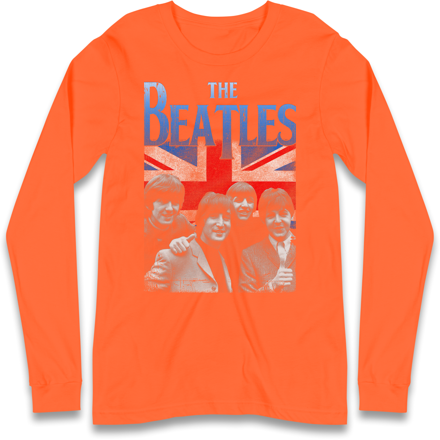 The Beatles Union Jack Longsleeve T Shirt