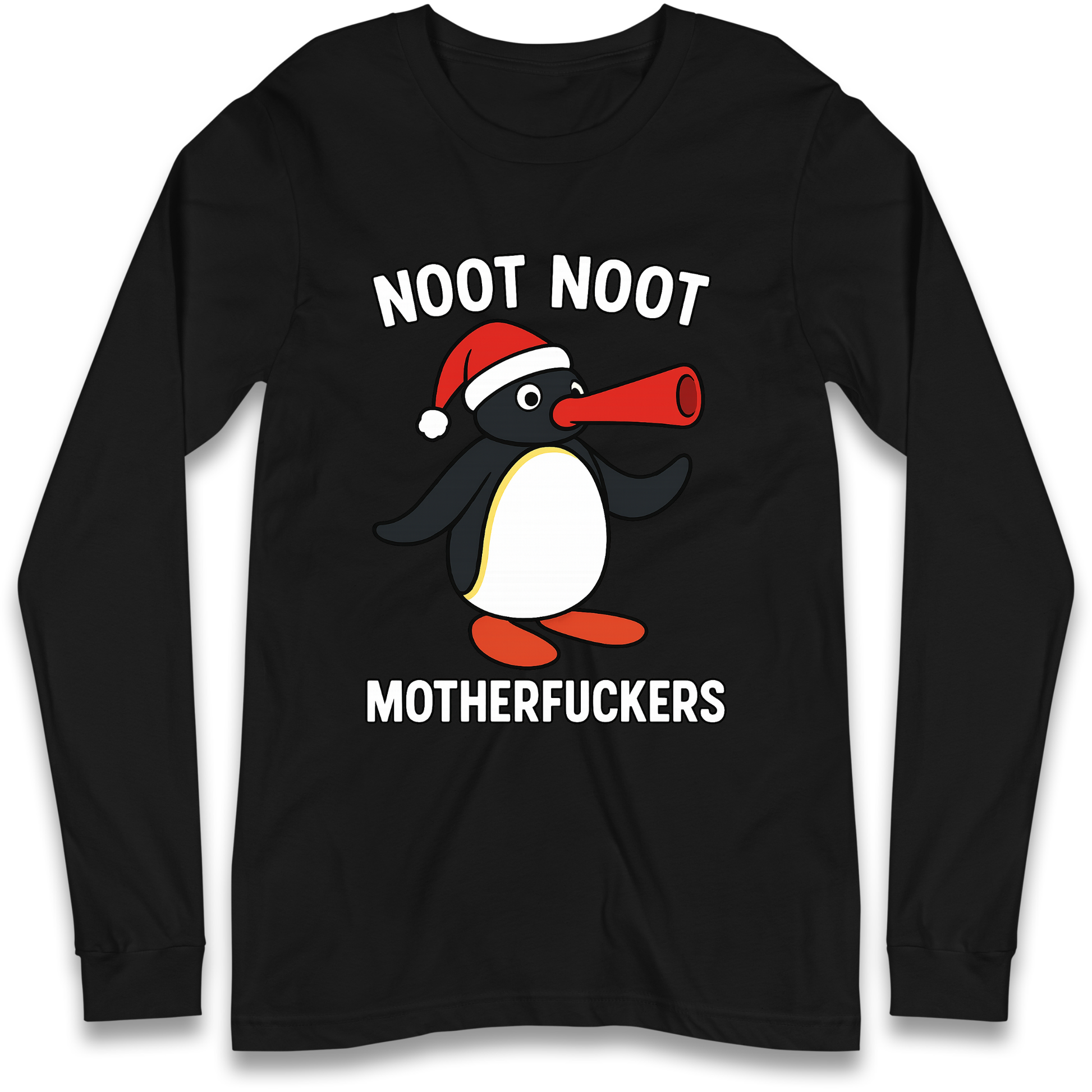 Pingu Christmas Longsleeve T Shirt