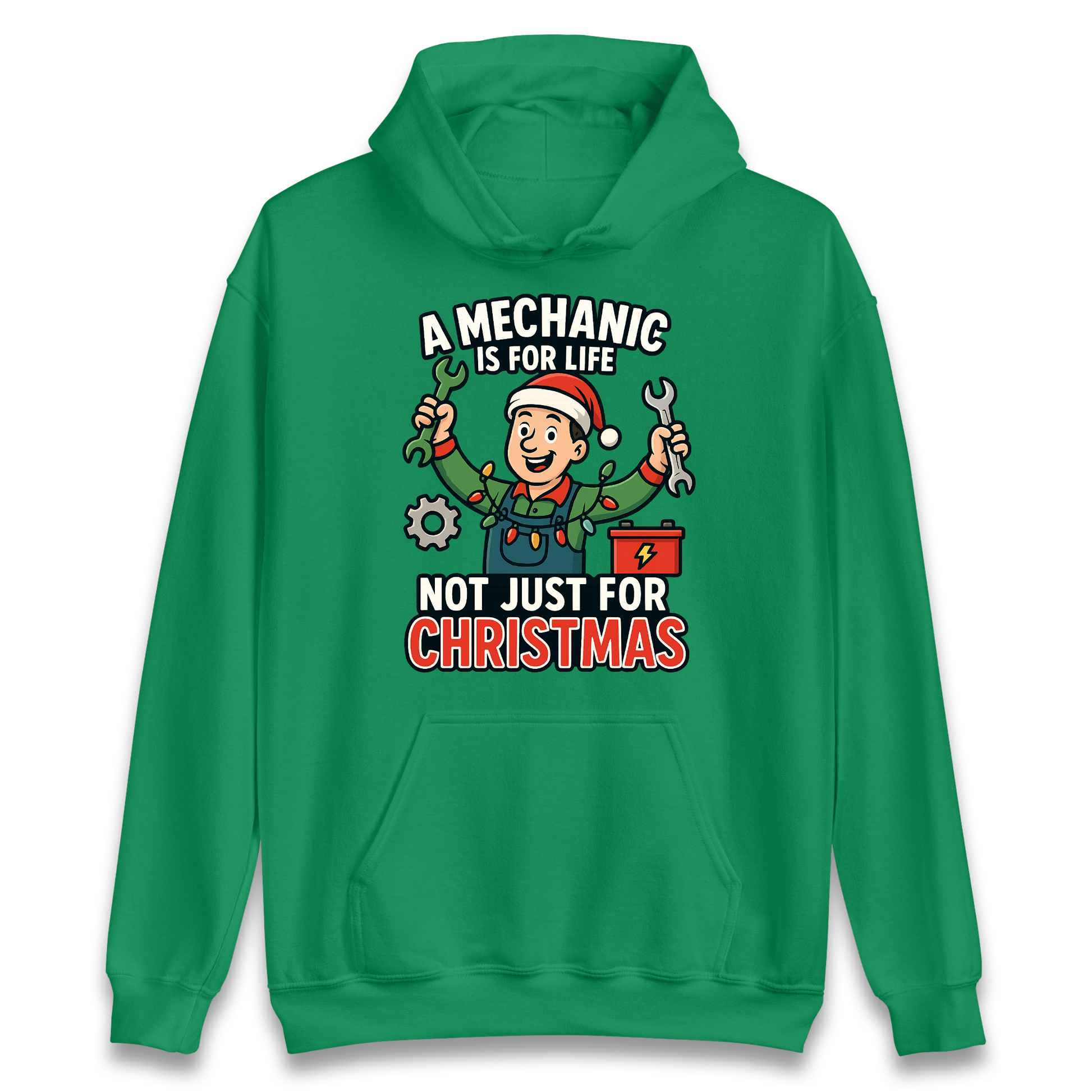 Mechanic Christmas Hoodie