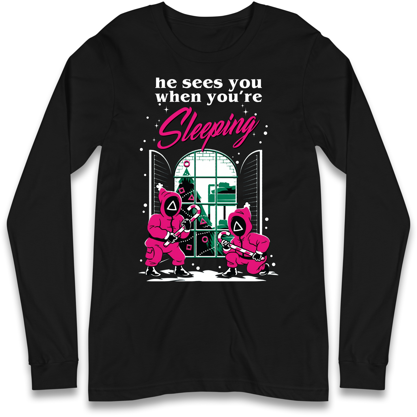 Squid Games Xmas Longsleeve T Shirt