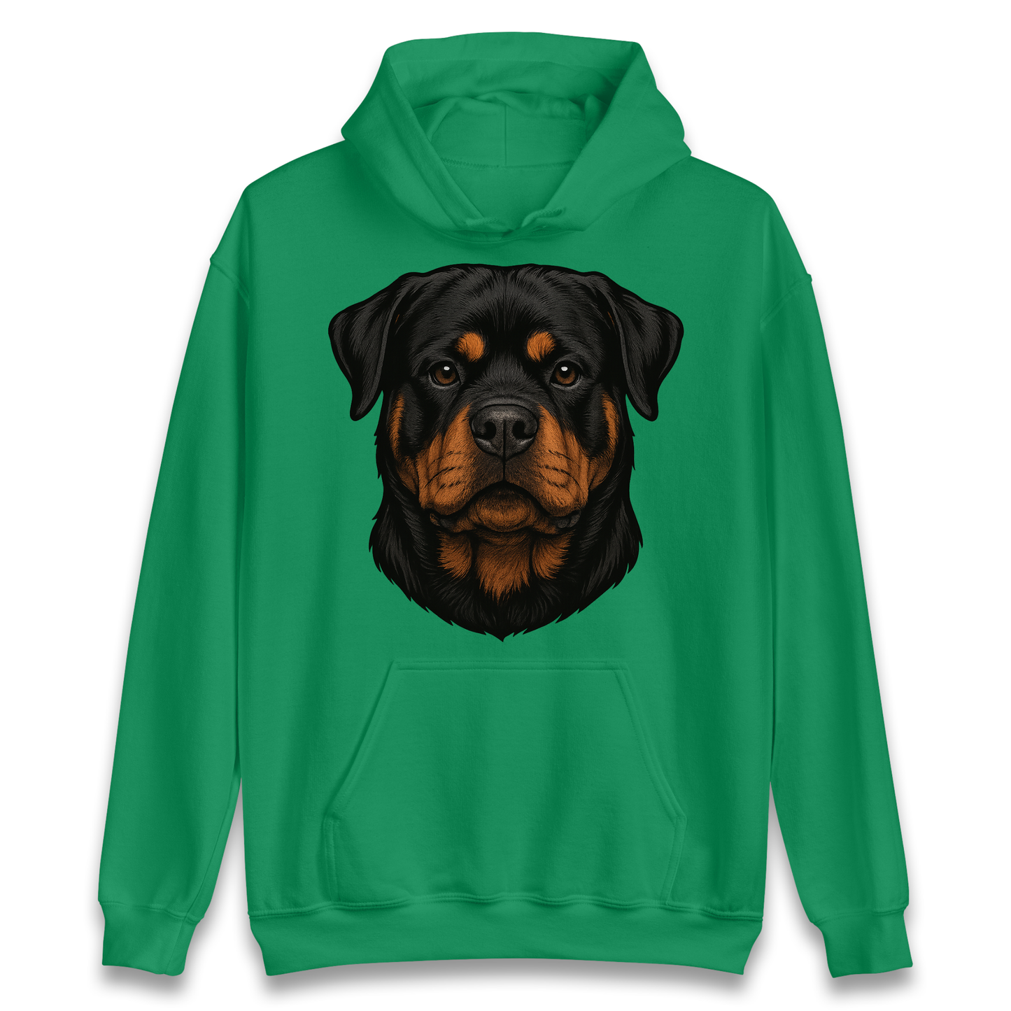 Rottweiler Face Hoodie
