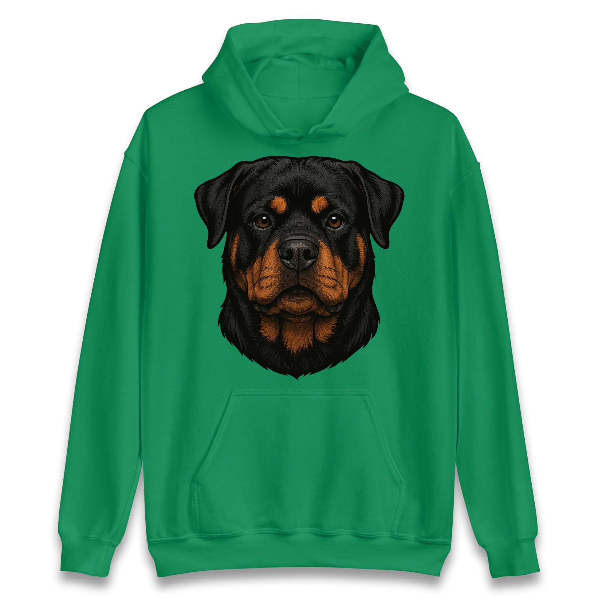 Rottweiler Face Hoodie