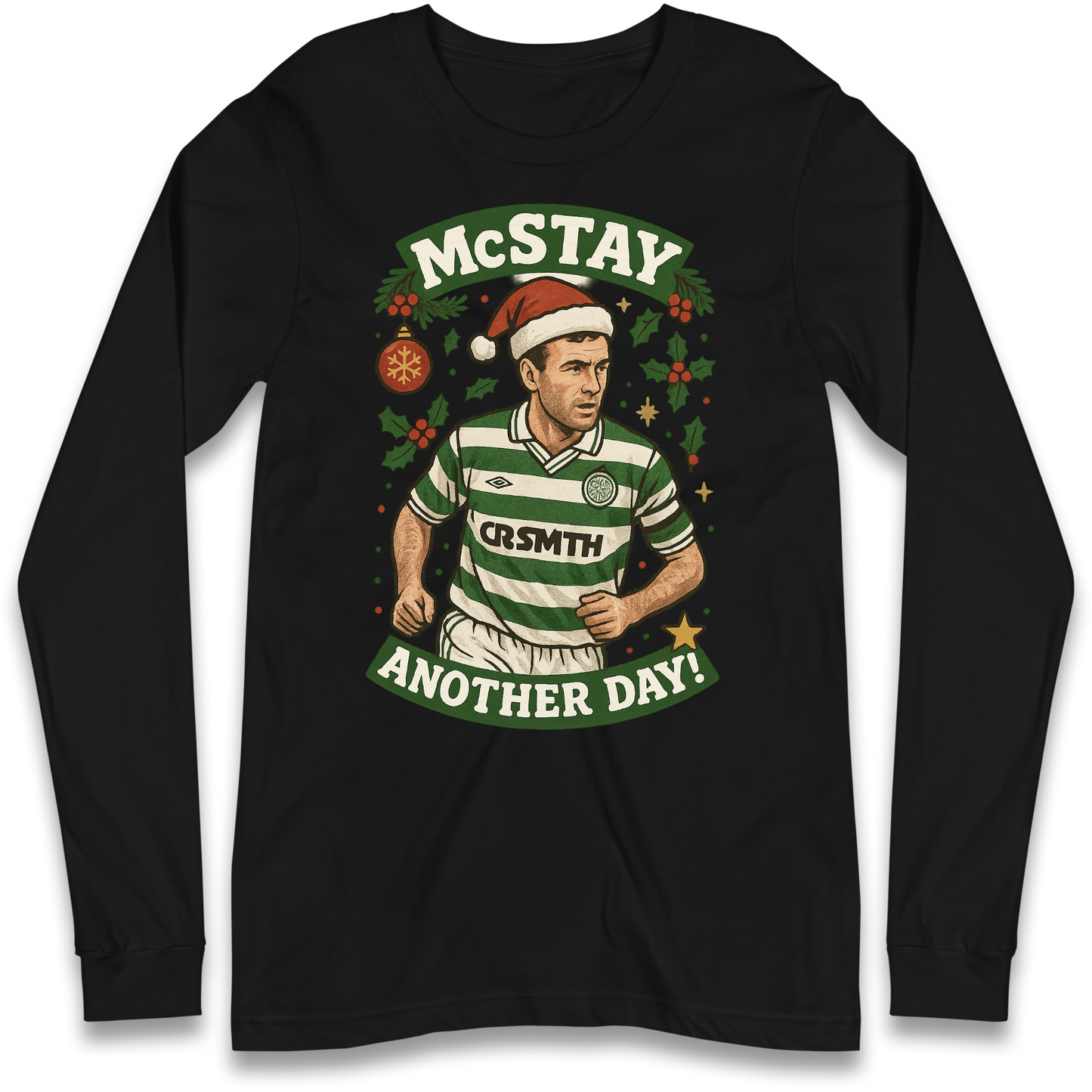 Paul McStay Celtic Christmas Longsleeve T Shirt