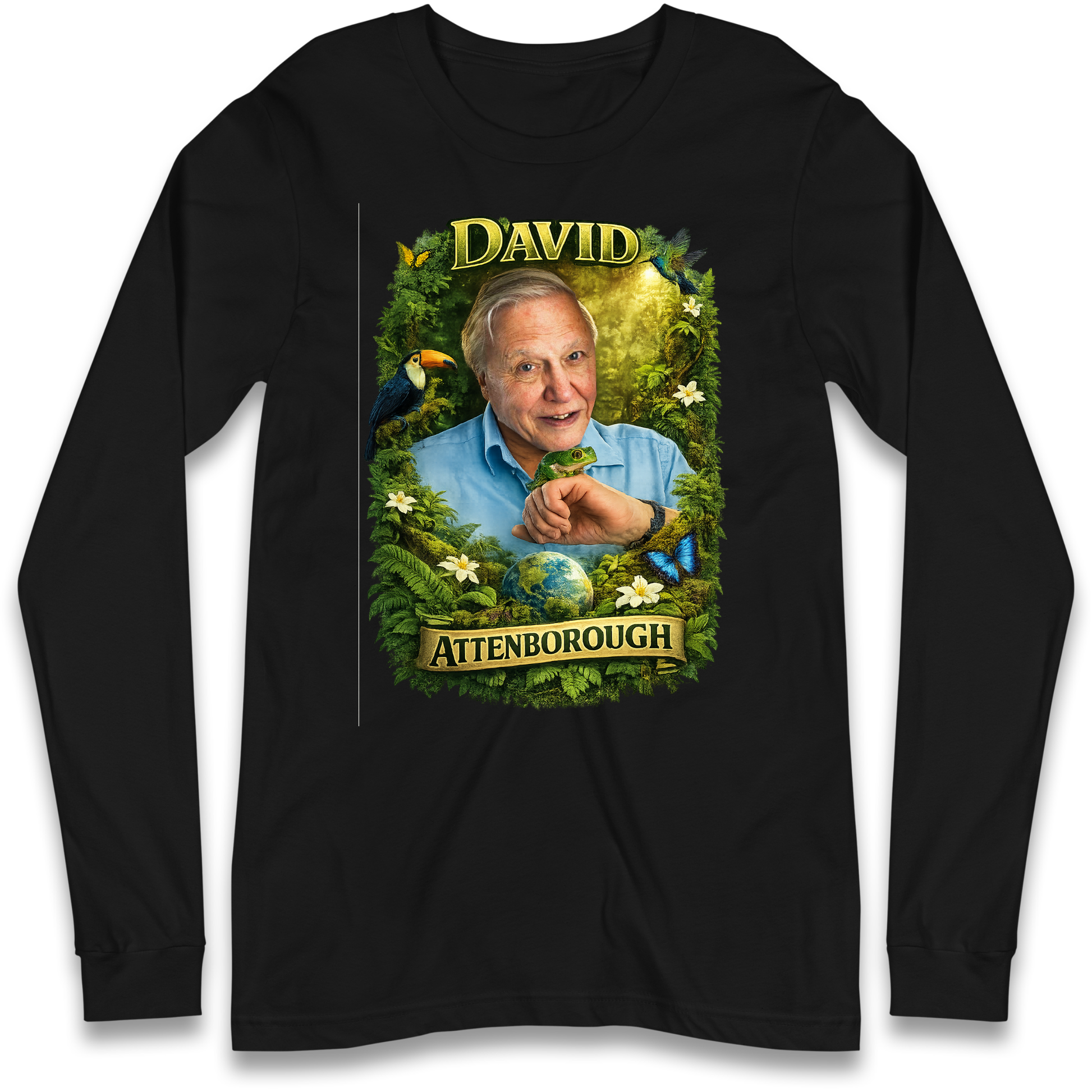 David Attenborough Longsleeve T Shirt