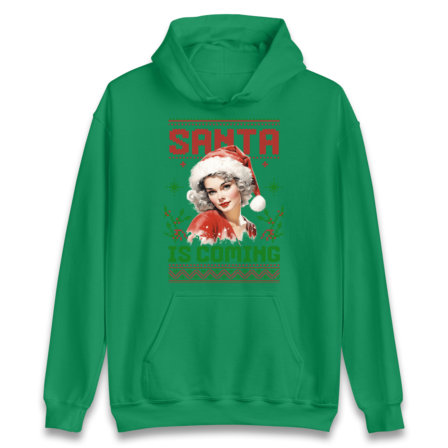 Santa is Coming Christmas Hoodie