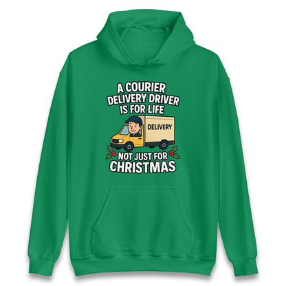Courier Delivery Driver Christmas Hoodie