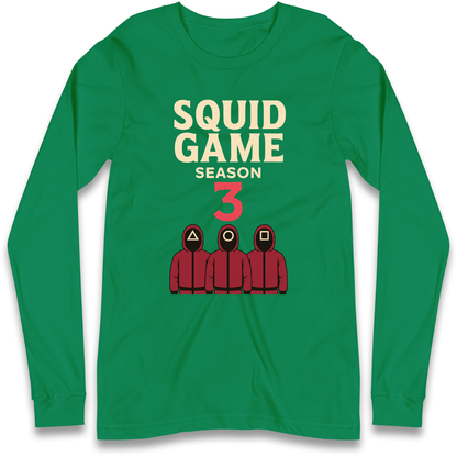 Squid Games Season 3 Longsleeve T Shirt