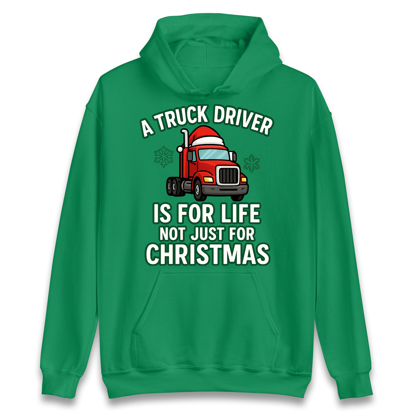 Truck Driver Christmas Hoodie