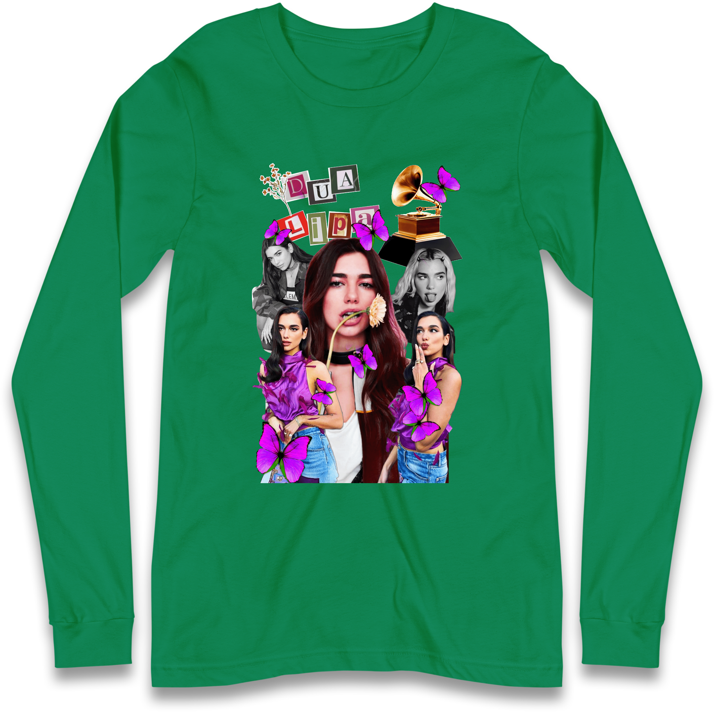 Dua Lipa Butterflies Longsleeve T Shirt