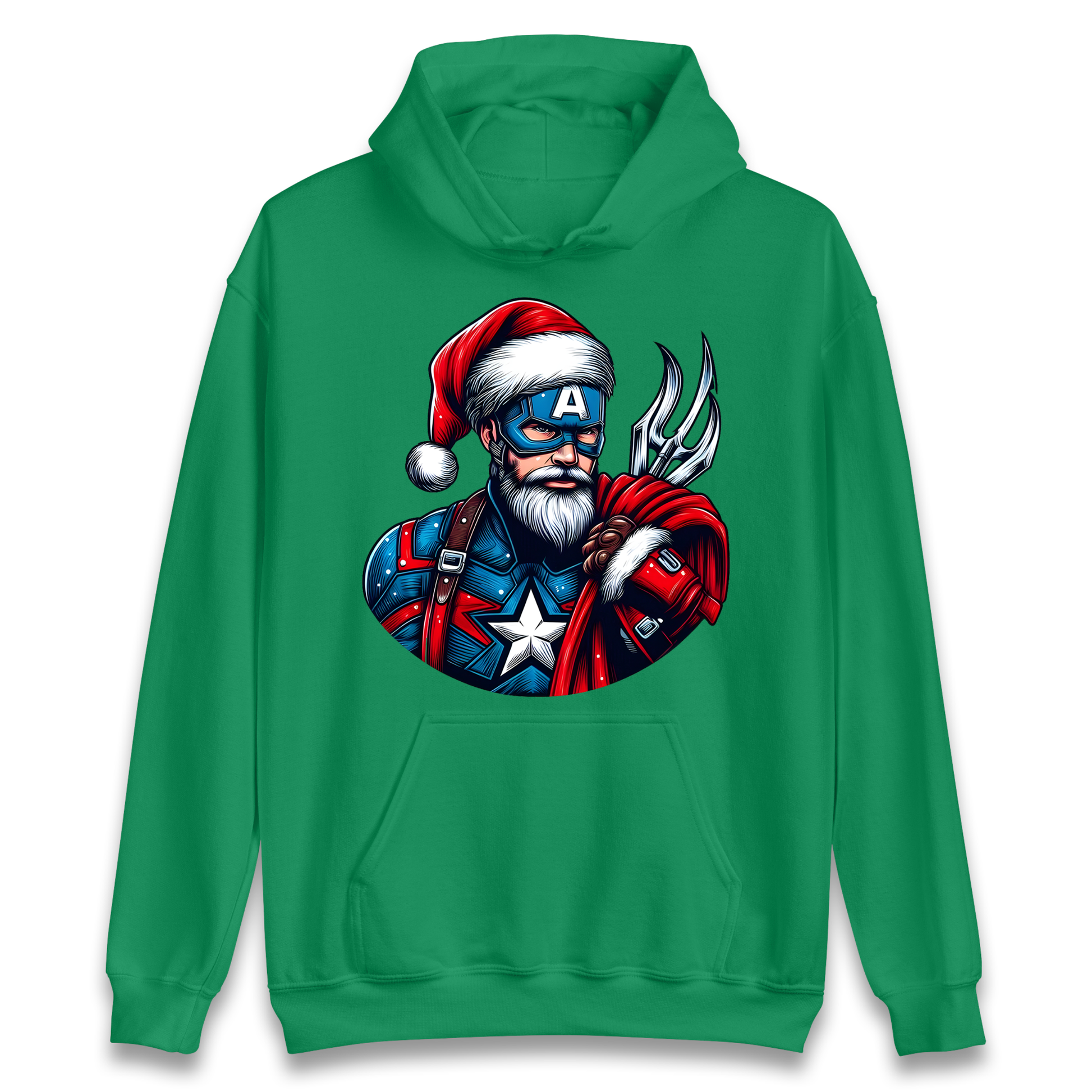 Captain America Santa Hoodie