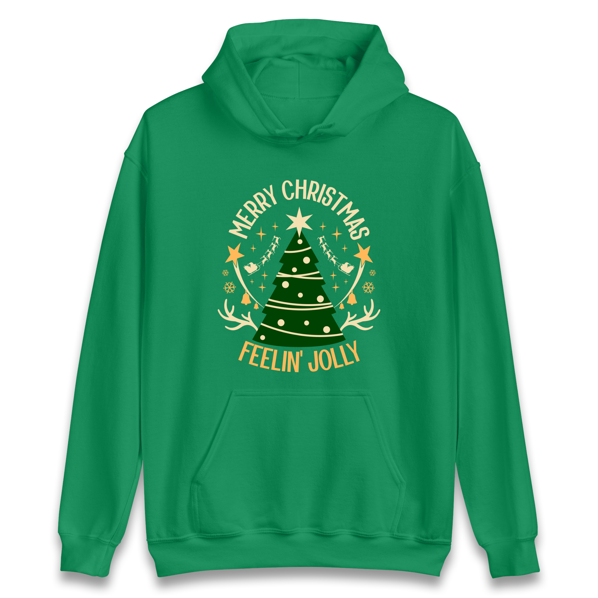 Merry Christmas Feeling Jolly Christmas Hoodie