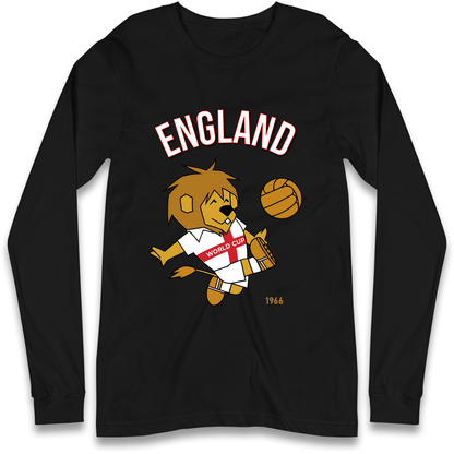 England World Cup Willie 1966 Football Longsleeve