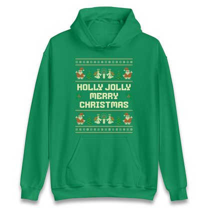 Holly Jolly Merry Christmas Hoodie