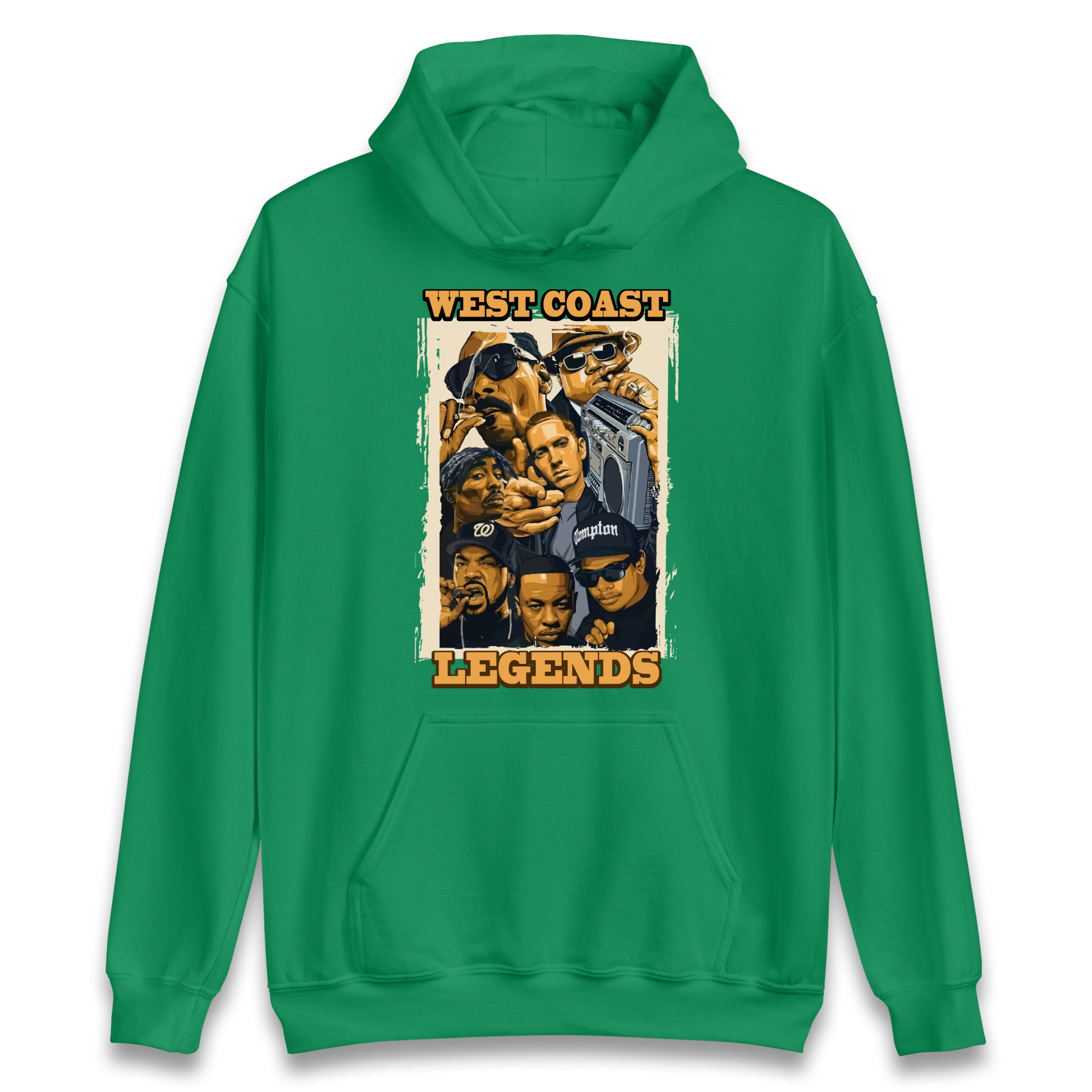West Coast Legends Rappers Hoodie