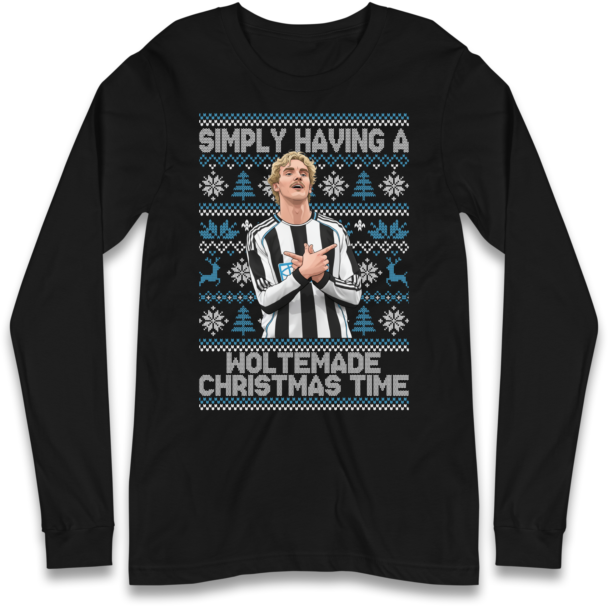 Newcastle united Christmas Longsleeve T Shirt