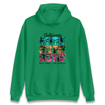 California Surf Surf Surf Hoodie