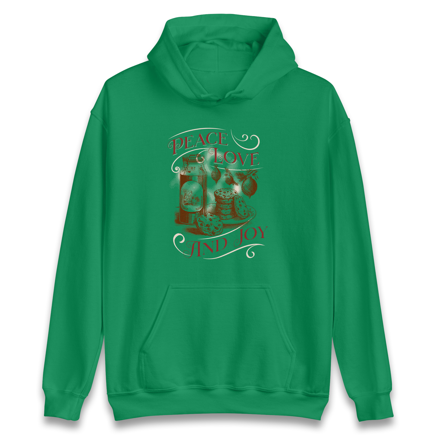 Peace Love And Joy Christmas Hoodie