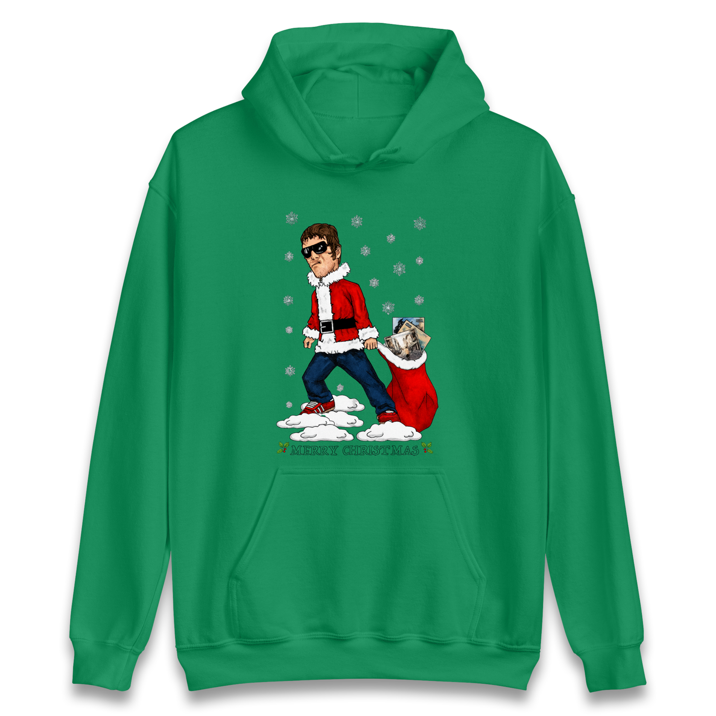 Liam Gallagher Christmas Santa Hoodie