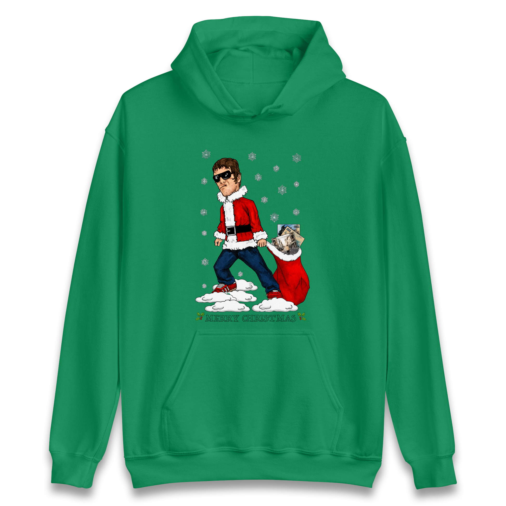 Liam Gallagher Christmas Santa Hoodie