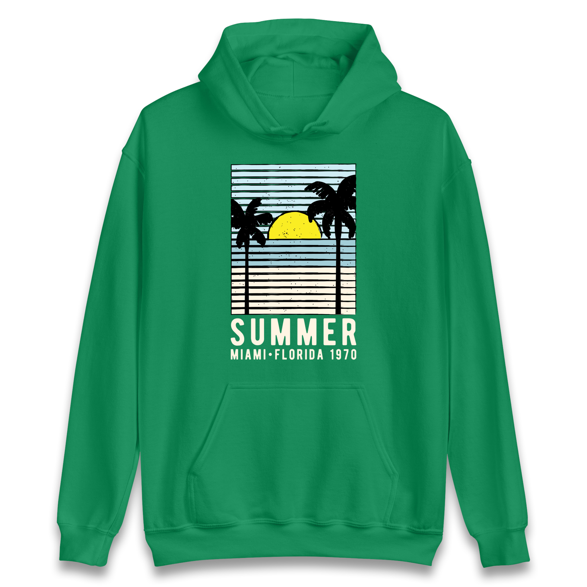 Summer Miami Florida 1970 Hoodie