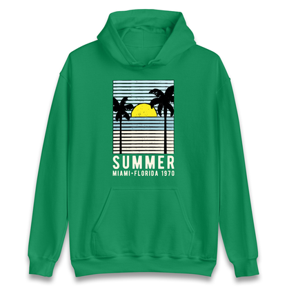 Summer Miami Florida 1970 Hoodie