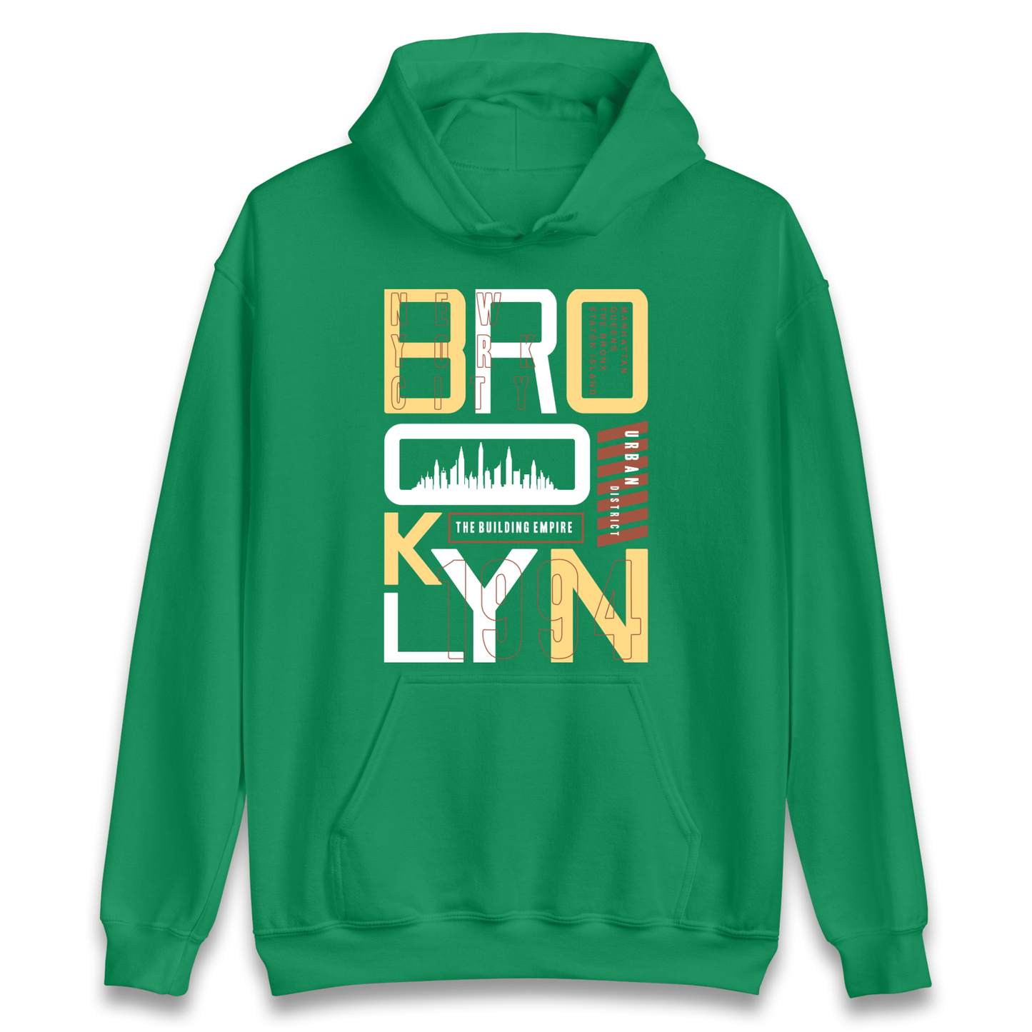 Brooklyn New York Urban District Hoodie