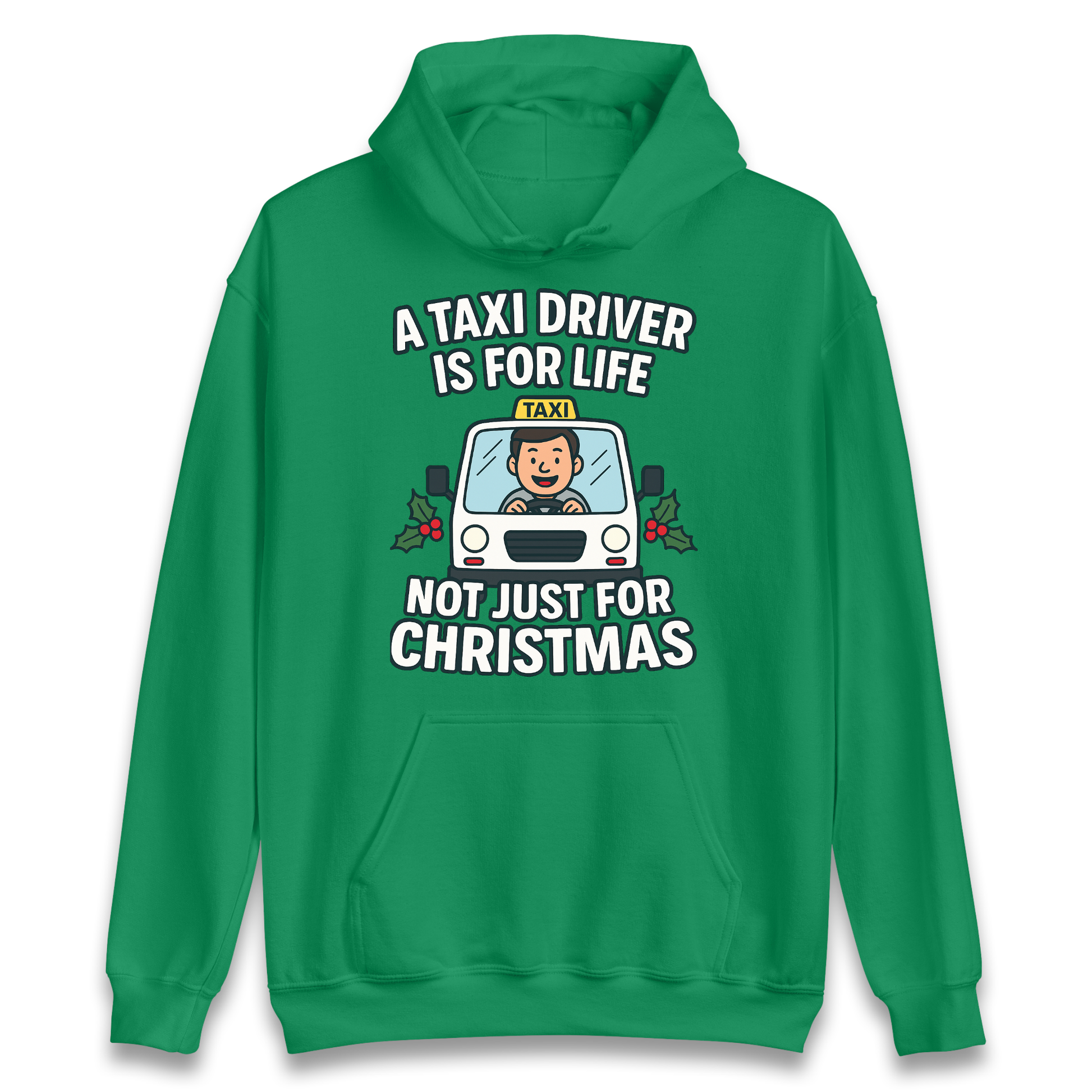 Taxi Driver Christmas Hoodie