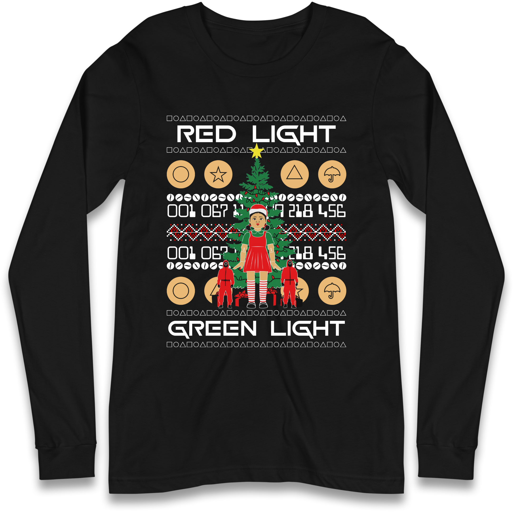 Squid Game Christmas Longsleeve T Shirt