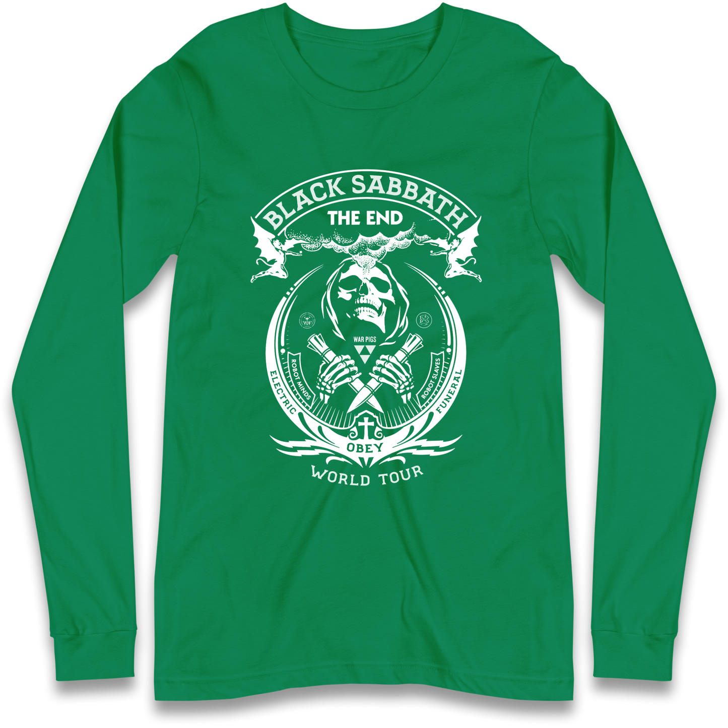 Black Sabbath The End World Tour Long Sleeve Shirt