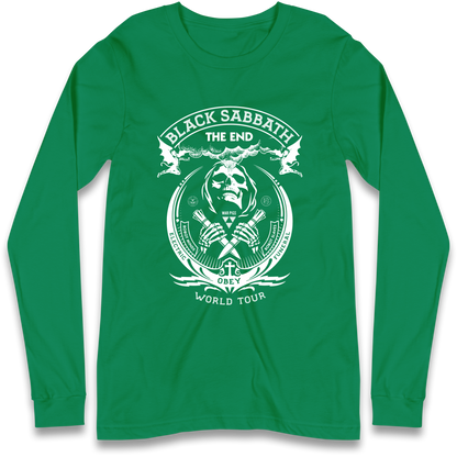 Black Sabbath The End World Tour Long Sleeve Shirt