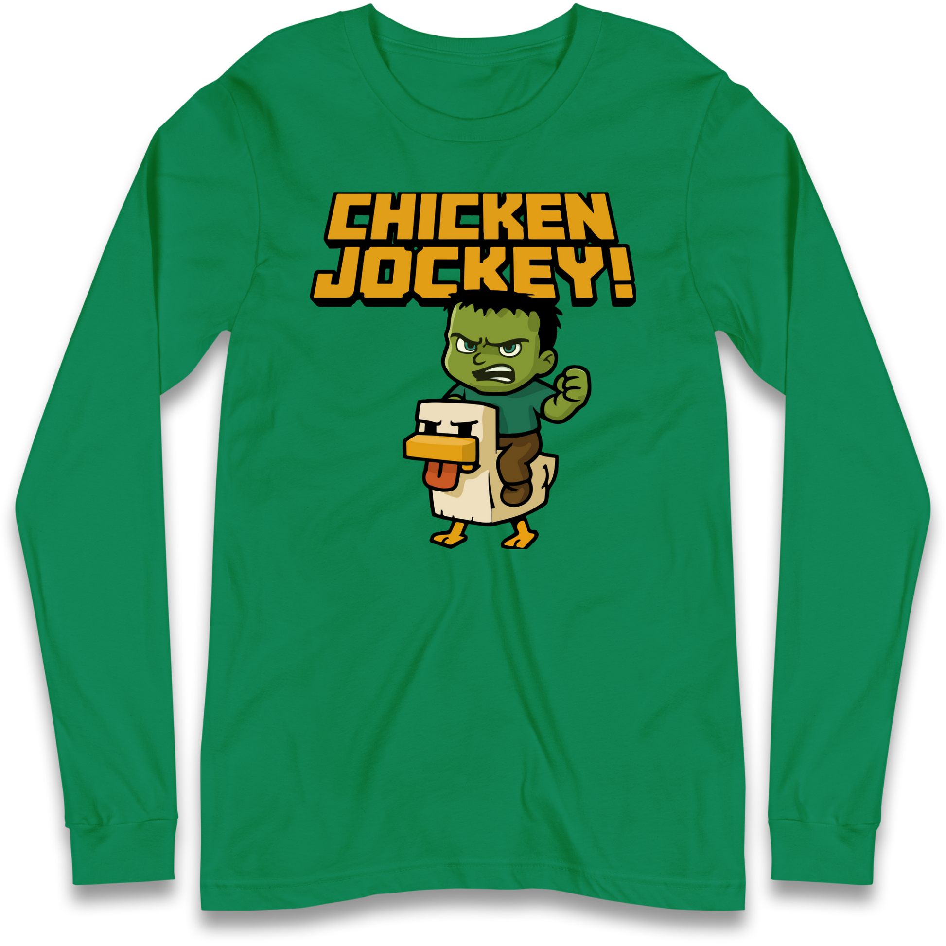 Chicken Jockey Long Sleeve T Shirt