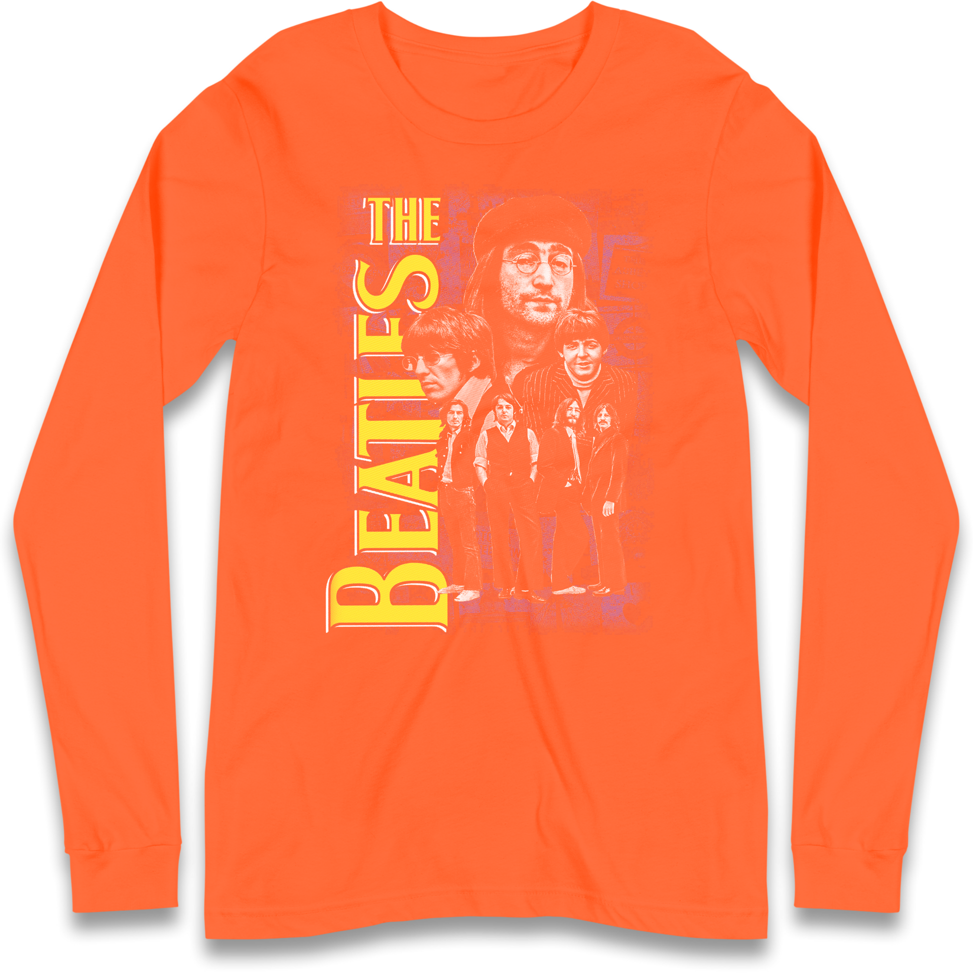 The Beatles Group Longsleeve T Shirt