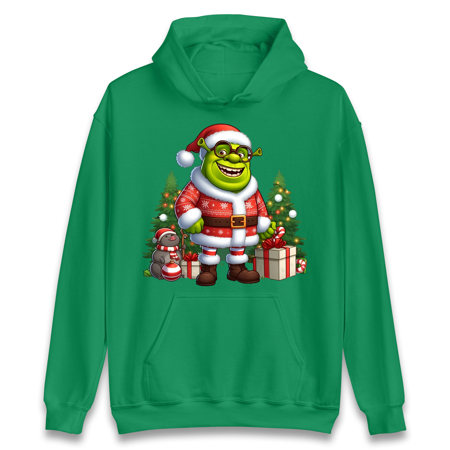 Shrek Santa Claus Presents Hoodie