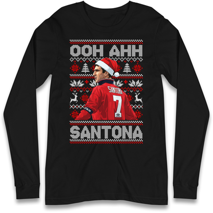 M'nchester United Christmas Longsleeve T Shirt