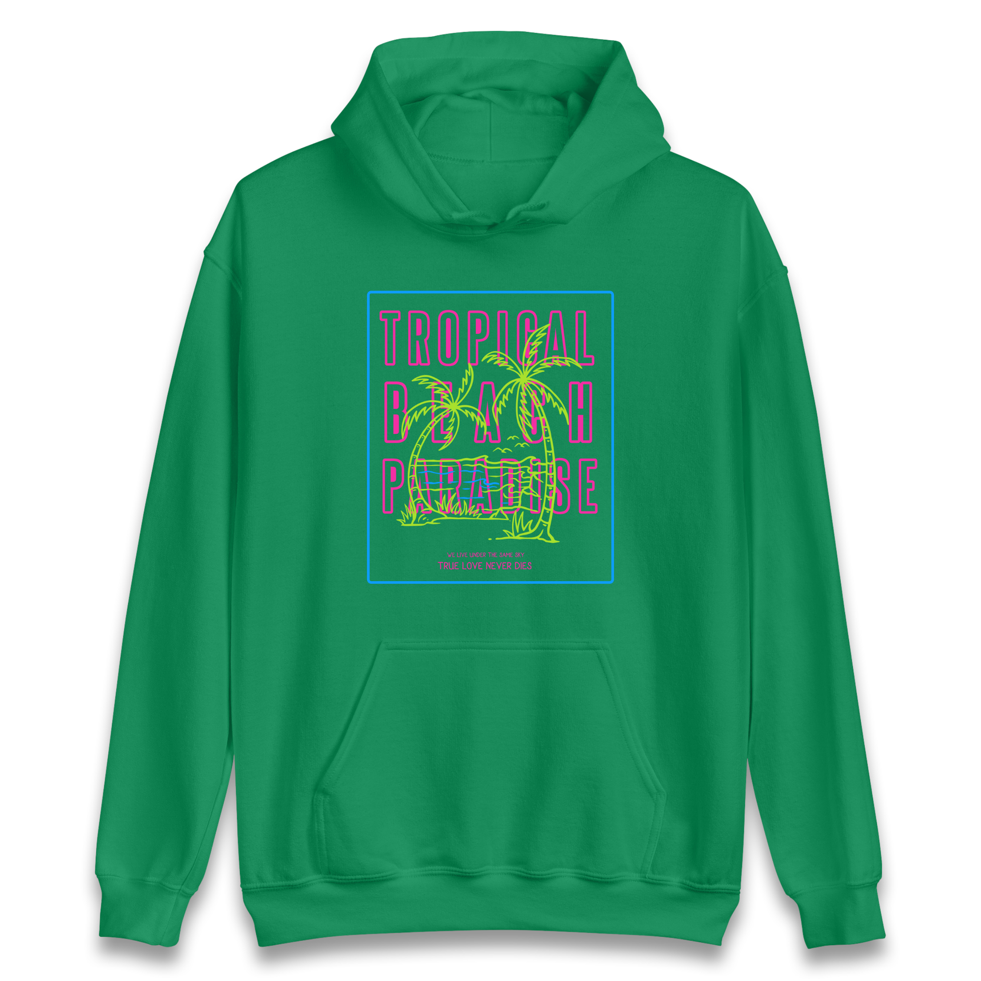 Tropical Beach Paradise Hoodie