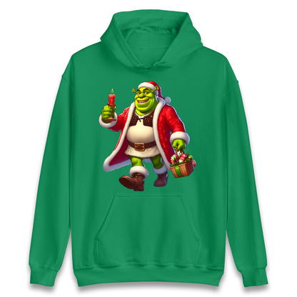 Shrek Santa Candle Hoodie