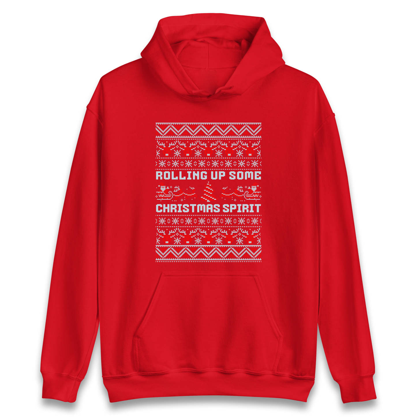 Rolling up Some Christmas Spirit Hoodie